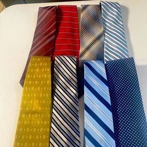 8 assorted mens ties